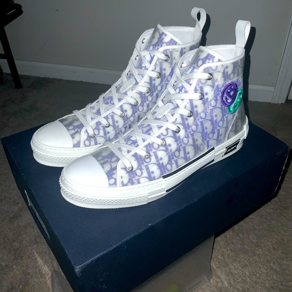 DIOR - B23 High x Kenny Scharf Collab - Purple - Men’s size 15